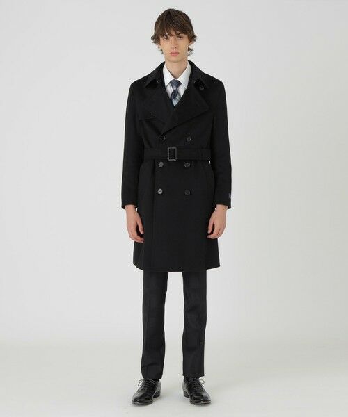 BLUE LABEL / BLACK LABEL CRESTBRIDGE / ブルーレーベル / ブラックレーベル・クレストブリッジ  その他アウター | 【一部店舗限定】by CRAFTSMAN COLOMBOカシミヤビーバーダブルトレンチコート | 詳細1