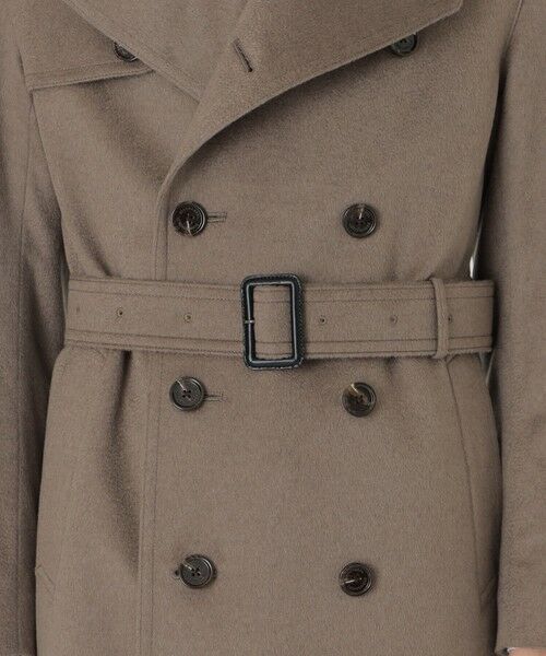 BLUE LABEL / BLACK LABEL CRESTBRIDGE / ブルーレーベル / ブラックレーベル・クレストブリッジ  その他アウター | 【一部店舗限定】by CRAFTSMAN COLOMBOカシミヤビーバーダブルトレンチコート | 詳細15
