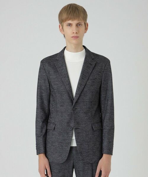 BLUE LABEL / BLACK LABEL CRESTBRIDGE / ブルーレーベル / ブラックレーベル・クレストブリッジ テーラードジャケット | グレンチェックウールジャージージャケット | 詳細2