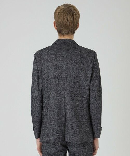 BLUE LABEL / BLACK LABEL CRESTBRIDGE / ブルーレーベル / ブラックレーベル・クレストブリッジ テーラードジャケット | グレンチェックウールジャージージャケット | 詳細4