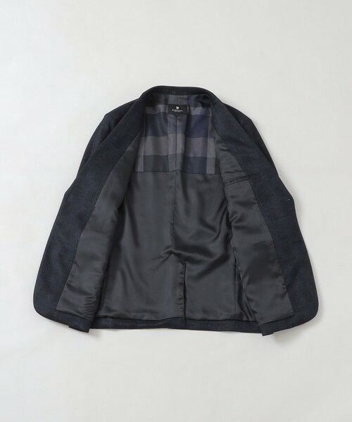 BLUE LABEL / BLACK LABEL CRESTBRIDGE / ブルーレーベル / ブラックレーベル・クレストブリッジ テーラードジャケット | グレンチェックウールジャージージャケット | 詳細13