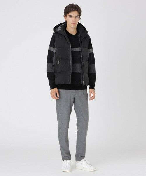 BLUE LABEL / BLACK LABEL CRESTBRIDGE / ブルーレーベル / ブラックレーベル・クレストブリッジ その他アウター | ファブリックコンビダウンベスト | 詳細1