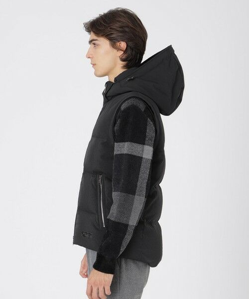 BLUE LABEL / BLACK LABEL CRESTBRIDGE / ブルーレーベル / ブラックレーベル・クレストブリッジ その他アウター | ファブリックコンビダウンベスト | 詳細3
