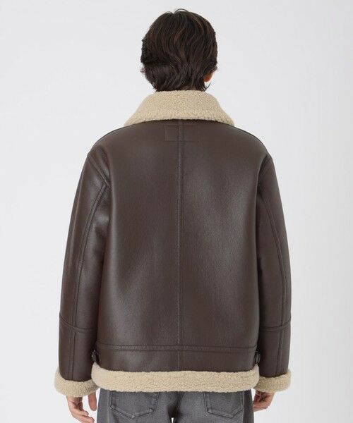 BLUE LABEL / BLACK LABEL CRESTBRIDGE / ブルーレーベル / ブラックレーベル・クレストブリッジ その他アウター | ECOPELシアリングアビエイタージャケット | 詳細4