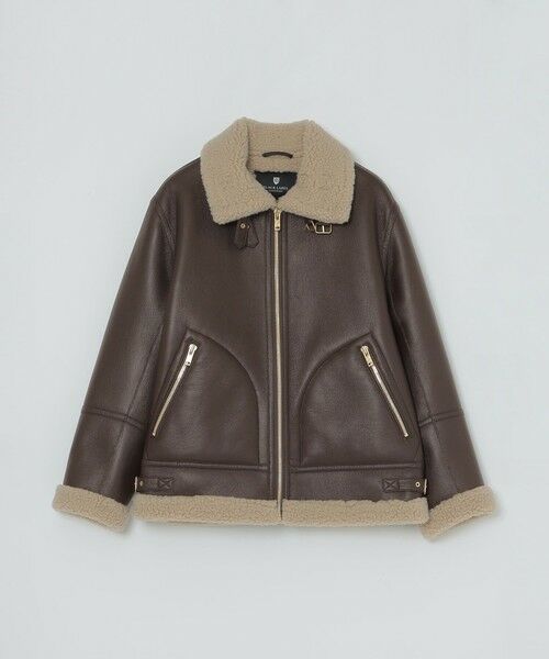 BLUE LABEL / BLACK LABEL CRESTBRIDGE / ブルーレーベル / ブラックレーベル・クレストブリッジ その他アウター | ECOPELシアリングアビエイタージャケット | 詳細7