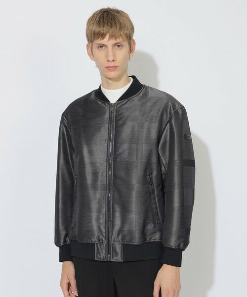 BLUE LABEL / BLACK LABEL CRESTBRIDGE / ブルーレーベル / ブラックレーベル・クレストブリッジ  その他アウター | 【WEB限定】シャドーチェックパデッドMA-1 | 詳細2