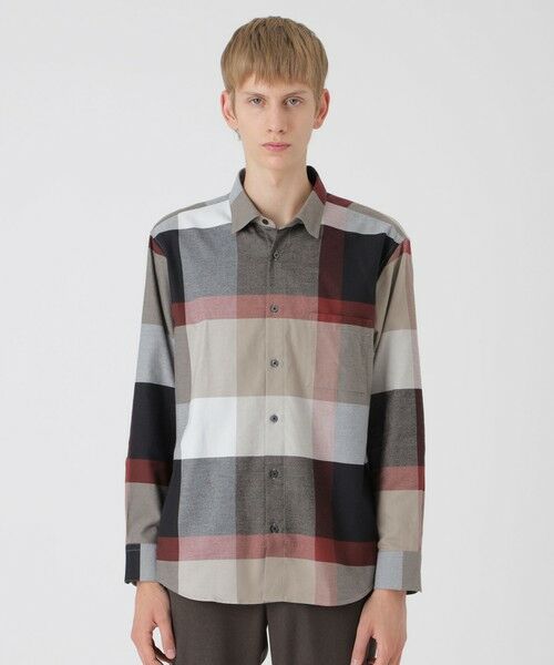 BLUE LABEL / BLACK LABEL CRESTBRIDGE/ブルーレーベル / ブラックレーベル・クレストブリッジ フランネルクレストブリッジチェックシャツ ベージュ7 M BLUE LABEL / BLACK LABEL CRESTBRIDGE/ブルーレーベル / ブラックレーベル・クレストブリッジ フランネルクレストブリッジチェックシャツ ベージュ7 M