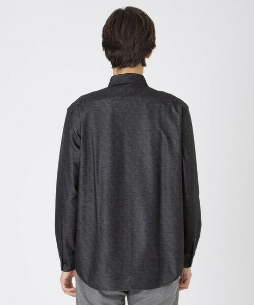 BLUE LABEL / BLACK LABEL CRESTBRIDGE / ブルーレーベル / ブラックレーベル・クレストブリッジ シャツ・ブラウス | パネルチェックニットドッキングシャツ | 詳細7