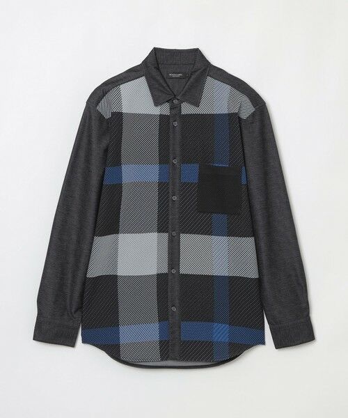 BLUE LABEL / BLACK LABEL CRESTBRIDGE / ブルーレーベル / ブラックレーベル・クレストブリッジ シャツ・ブラウス | パネルチェックニットドッキングシャツ | 詳細8