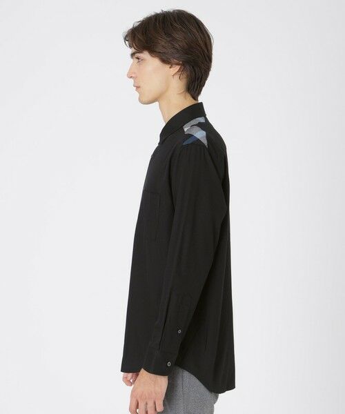 BLUE LABEL / BLACK LABEL CRESTBRIDGE / ブルーレーベル / ブラックレーベル・クレストブリッジ シャツ・ブラウス | パーシャルチェックマイクロピーチシャツ | 詳細7