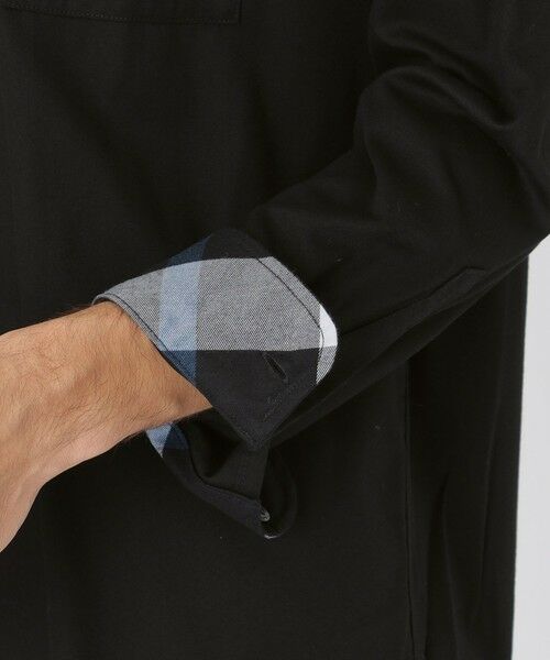 BLUE LABEL / BLACK LABEL CRESTBRIDGE / ブルーレーベル / ブラックレーベル・クレストブリッジ シャツ・ブラウス | パーシャルチェックマイクロピーチシャツ | 詳細9