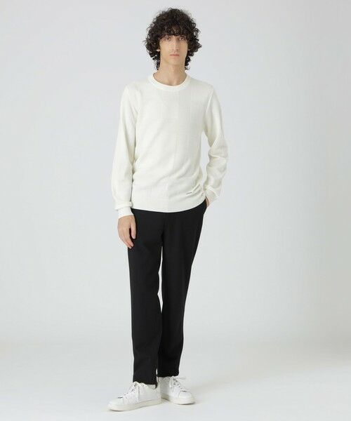 BLUE LABEL / BLACK LABEL CRESTBRIDGE / ブルーレーベル / ブラックレーベル・クレストブリッジ  ニット・セーター | シャドーチェッククルーネックニット | 詳細1