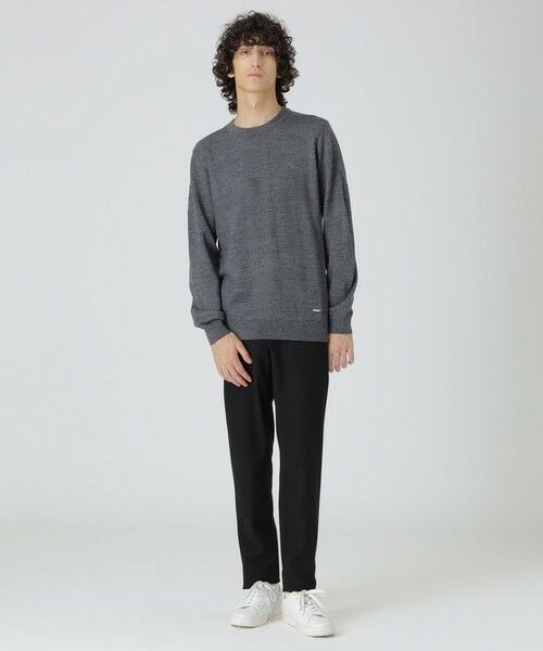 BLUE LABEL / BLACK LABEL CRESTBRIDGE / ブルーレーベル / ブラックレーベル・クレストブリッジ  ニット・セーター | シャドーチェッククルーネックニット | 詳細6