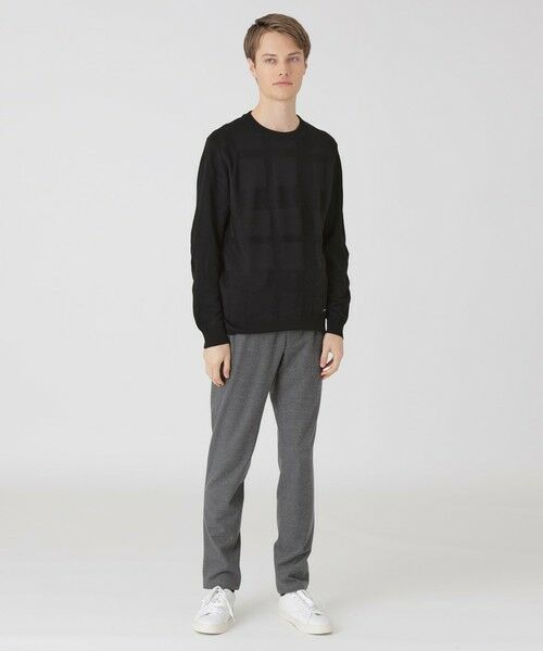 BLUE LABEL / BLACK LABEL CRESTBRIDGE / ブルーレーベル / ブラックレーベル・クレストブリッジ  ニット・セーター | シャドーチェッククルーネックニット | 詳細11