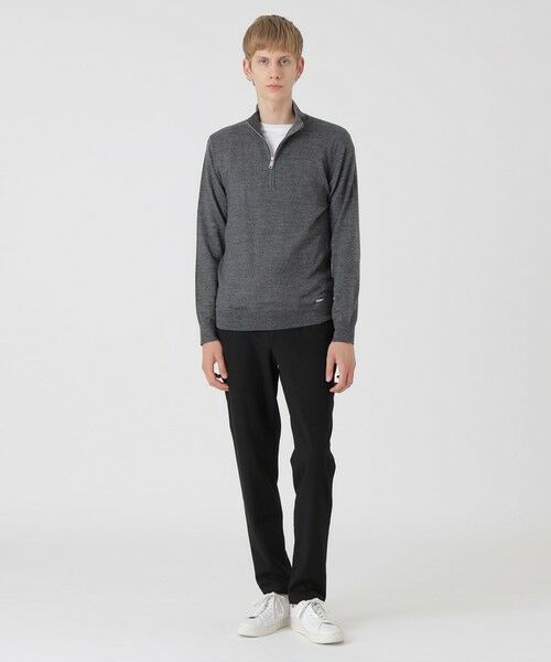 BLUE LABEL / BLACK LABEL CRESTBRIDGE / ブルーレーベル / ブラックレーベル・クレストブリッジ  ニット・セーター | シャドーチェックハーフジップニット | 詳細1