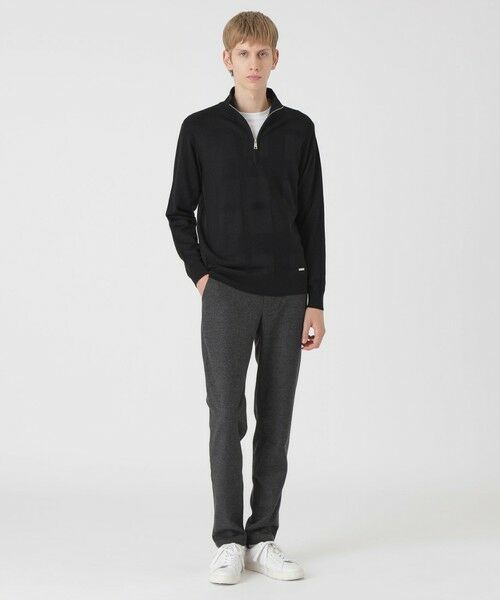 BLUE LABEL / BLACK LABEL CRESTBRIDGE / ブルーレーベル / ブラックレーベル・クレストブリッジ  ニット・セーター | シャドーチェックハーフジップニット | 詳細6