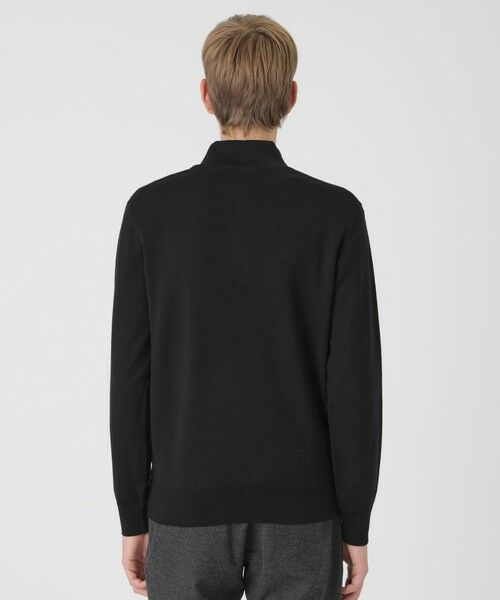 BLUE LABEL / BLACK LABEL CRESTBRIDGE / ブルーレーベル / ブラックレーベル・クレストブリッジ  ニット・セーター | シャドーチェックハーフジップニット | 詳細8