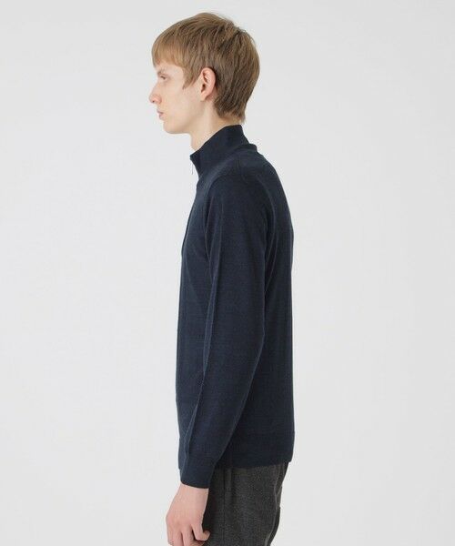 BLUE LABEL / BLACK LABEL CRESTBRIDGE / ブルーレーベル / ブラックレーベル・クレストブリッジ  ニット・セーター | シャドーチェックハーフジップニット | 詳細12