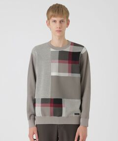 BLUE LABEL / BLACK LABEL CRESTBRIDGE / ブルーレーベル / ブラックレーベル・クレストブリッジ  ニット・セーター | パッチワーククレストブリッジチェックニット