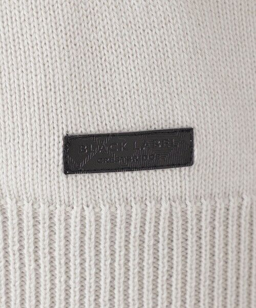 BLUE LABEL / BLACK LABEL CRESTBRIDGE / ブルーレーベル / ブラックレーベル・クレストブリッジ  ニット・セーター | プレーティングカラーシャドーチェックドライバーズニット | 詳細4