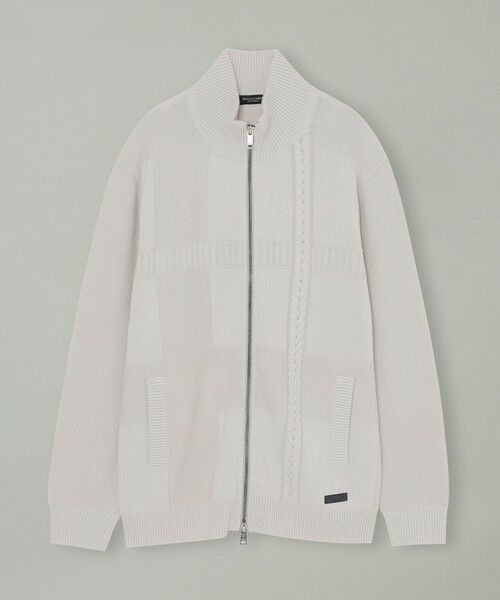 BLUE LABEL / BLACK LABEL CRESTBRIDGE / ブルーレーベル / ブラックレーベル・クレストブリッジ  ニット・セーター | プレーティングカラーシャドーチェックドライバーズニット | 詳細5