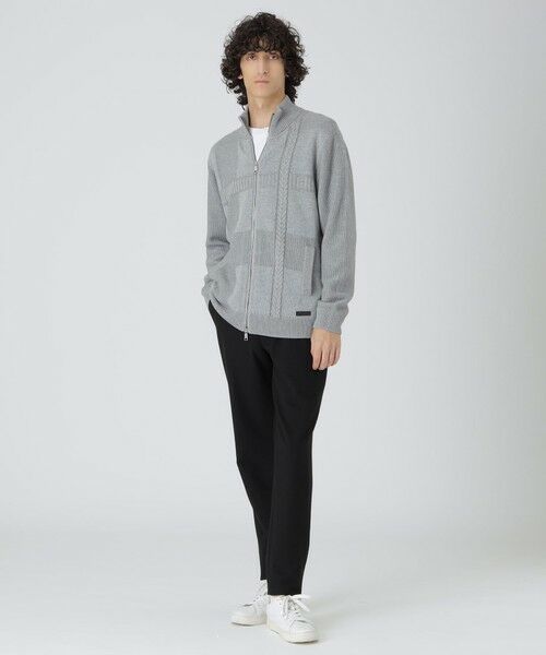 BLUE LABEL / BLACK LABEL CRESTBRIDGE / ブルーレーベル / ブラックレーベル・クレストブリッジ  ニット・セーター | プレーティングカラーシャドーチェックドライバーズニット | 詳細6