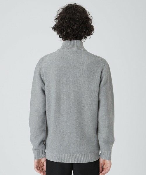 BLUE LABEL / BLACK LABEL CRESTBRIDGE / ブルーレーベル / ブラックレーベル・クレストブリッジ  ニット・セーター | プレーティングカラーシャドーチェックドライバーズニット | 詳細8