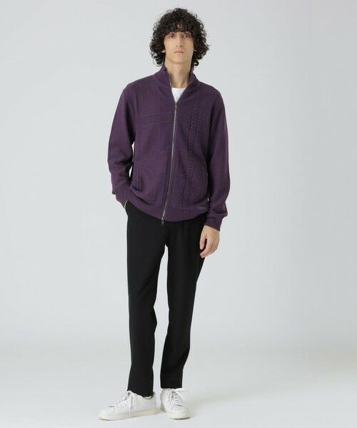 BLUE LABEL / BLACK LABEL CRESTBRIDGE / ブルーレーベル / ブラックレーベル・クレストブリッジ  ニット・セーター | プレーティングカラーシャドーチェックドライバーズニット | 詳細16