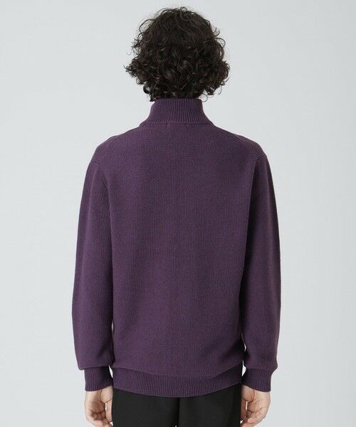 BLUE LABEL / BLACK LABEL CRESTBRIDGE / ブルーレーベル / ブラックレーベル・クレストブリッジ  ニット・セーター | プレーティングカラーシャドーチェックドライバーズニット | 詳細18