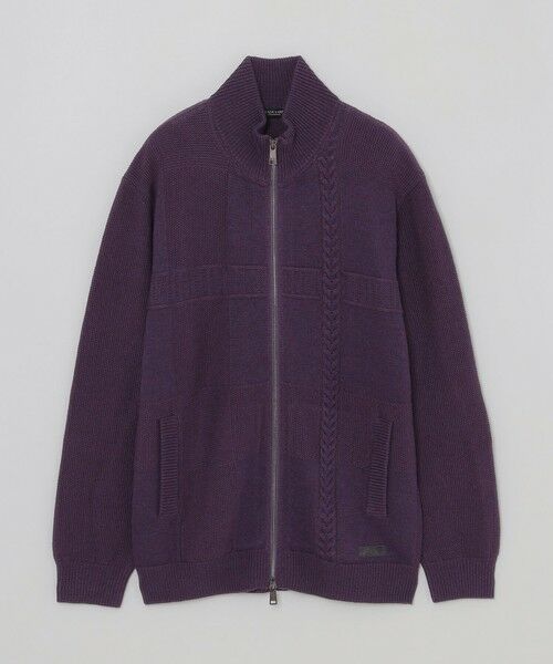 BLUE LABEL / BLACK LABEL CRESTBRIDGE / ブルーレーベル / ブラックレーベル・クレストブリッジ  ニット・セーター | プレーティングカラーシャドーチェックドライバーズニット | 詳細20