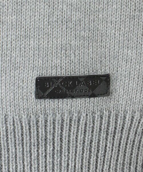 BLUE LABEL / BLACK LABEL CRESTBRIDGE / ブルーレーベル / ブラックレーベル・クレストブリッジ  ニット・セーター | プレーティングカラーシャドーチェックニット | 詳細9