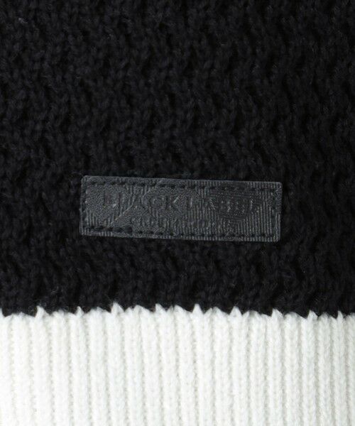 BLUE LABEL / BLACK LABEL CRESTBRIDGE / ブルーレーベル / ブラックレーベル・クレストブリッジ  ニット・セーター | 【一部店舗限定】パネルテクスチャークレストブリッジチェックニット | 詳細4