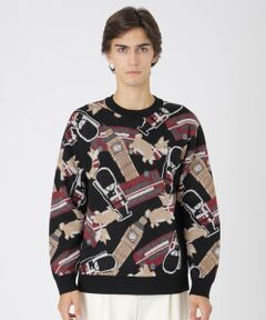 BLUE LABEL / BLACK LABEL CRESTBRIDGE / ブルーレーベル / ブラックレーベル・クレストブリッジ  ニット・セーター | 【一部店舗限定】ブリティッシュモチーフジャカードニット