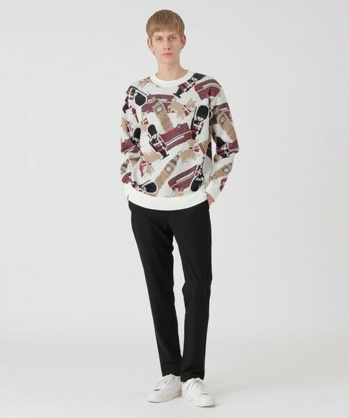 BLUE LABEL / BLACK LABEL CRESTBRIDGE / ブルーレーベル / ブラックレーベル・クレストブリッジ ニット・セーター | 【一部店舗限定】ブリティッシュモチーフジャカードニット | 詳細1