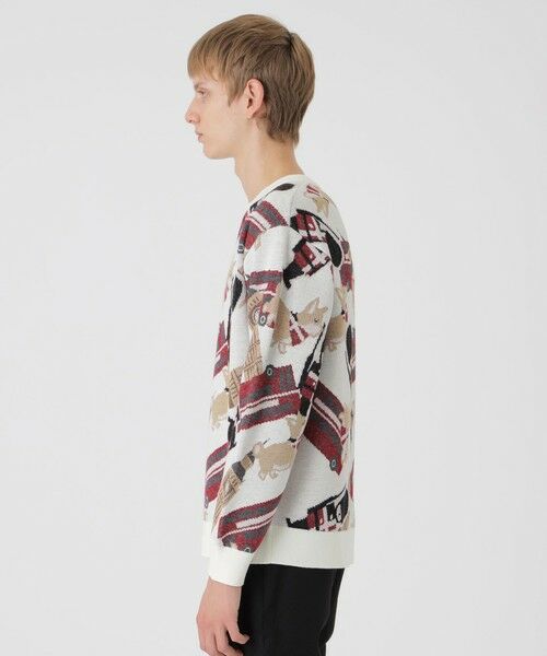 BLUE LABEL / BLACK LABEL CRESTBRIDGE / ブルーレーベル / ブラックレーベル・クレストブリッジ ニット・セーター | 【一部店舗限定】ブリティッシュモチーフジャカードニット | 詳細2