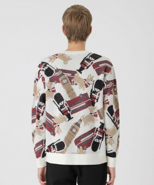 BLUE LABEL / BLACK LABEL CRESTBRIDGE / ブルーレーベル / ブラックレーベル・クレストブリッジ ニット・セーター | 【一部店舗限定】ブリティッシュモチーフジャカードニット | 詳細3