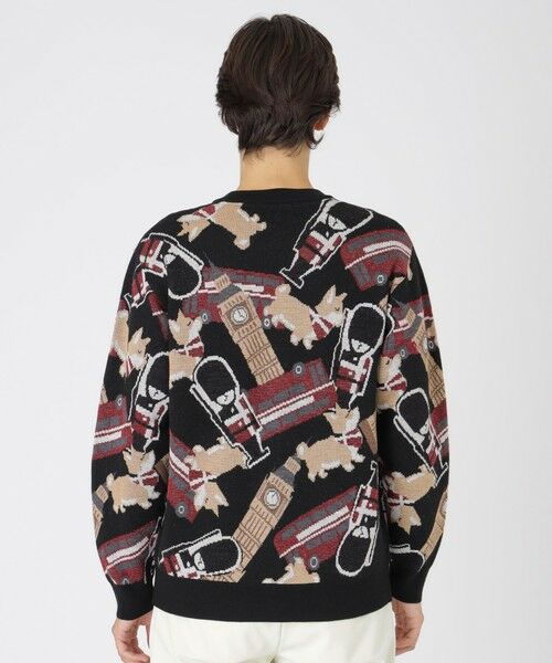 BLUE LABEL / BLACK LABEL CRESTBRIDGE / ブルーレーベル / ブラックレーベル・クレストブリッジ ニット・セーター | 【一部店舗限定】ブリティッシュモチーフジャカードニット | 詳細7