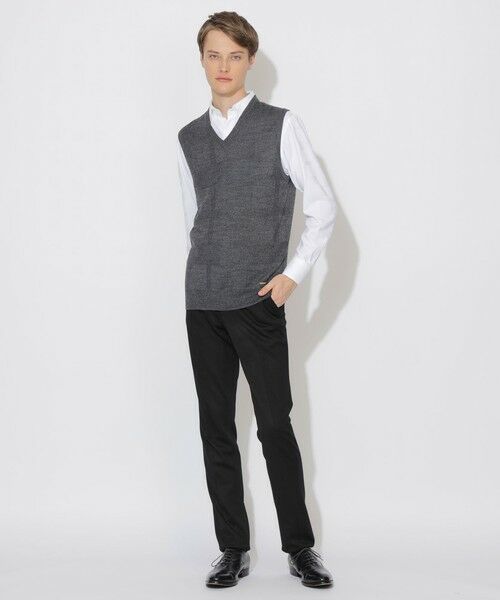 BLUE LABEL / BLACK LABEL CRESTBRIDGE / ブルーレーベル / ブラックレーベル・クレストブリッジ  ニット・セーター | 【WEB限定】シャドーチェックニットベスト | 詳細1