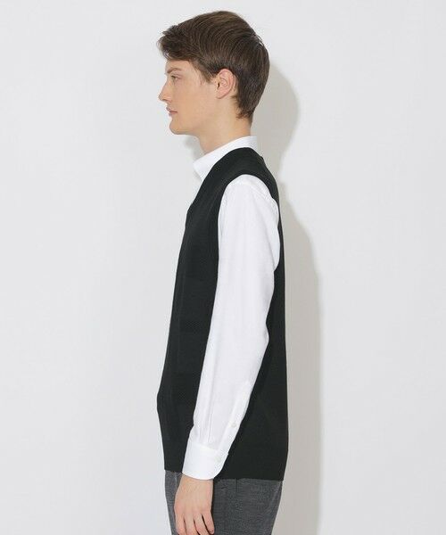 BLUE LABEL / BLACK LABEL CRESTBRIDGE / ブルーレーベル / ブラックレーベル・クレストブリッジ  ニット・セーター | 【WEB限定】シャドーチェックニットベスト | 詳細8