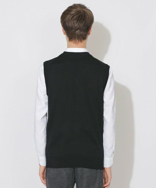 BLUE LABEL / BLACK LABEL CRESTBRIDGE / ブルーレーベル / ブラックレーベル・クレストブリッジ  ニット・セーター | 【WEB限定】シャドーチェックニットベスト | 詳細9