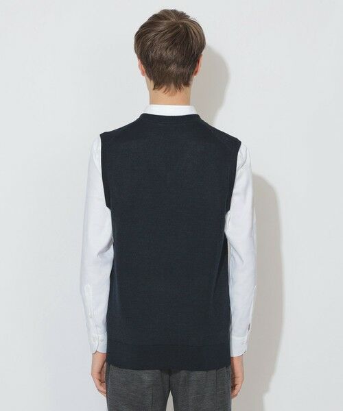 BLUE LABEL / BLACK LABEL CRESTBRIDGE / ブルーレーベル / ブラックレーベル・クレストブリッジ  ニット・セーター | 【WEB限定】シャドーチェックニットベスト | 詳細15