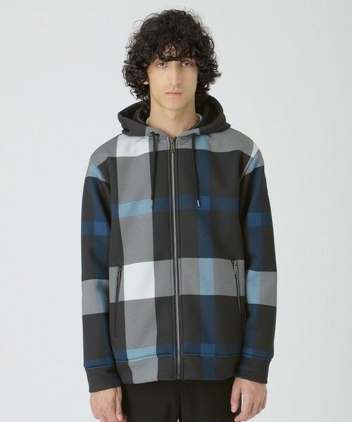 BLUE LABEL / BLACK LABEL CRESTBRIDGE / ブルーレーベル / ブラックレーベル・クレストブリッジ  カットソー | エアリークレストブリッジチェックパデッドパーカー | 詳細2