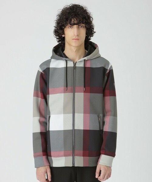 BLUE LABEL / BLACK LABEL CRESTBRIDGE / ブルーレーベル / ブラックレーベル・クレストブリッジ  カットソー | エアリークレストブリッジチェックパデッドパーカー | 詳細8