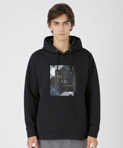 BLUE LABEL / BLACK LABEL CRESTBRIDGE/ブルーレーベル / ブラックレーベル・クレストブリッジ クレストブリッジチェックボックスグラフィックフーディー ブラック M BLUE LABEL / BLACK LABEL CRESTBRIDGE/ブルーレーベル / ブラックレーベル・クレストブリッジ クレストブリッジチェックボックスグラフィックフーディー ブラック M
