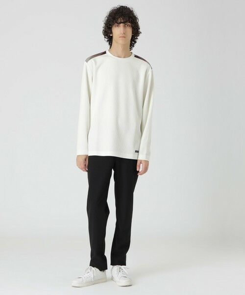 BLUE LABEL / BLACK LABEL CRESTBRIDGE / ブルーレーベル / ブラックレーベル・クレストブリッジ  カットソー | ショルダーチェックニットソー | 詳細1