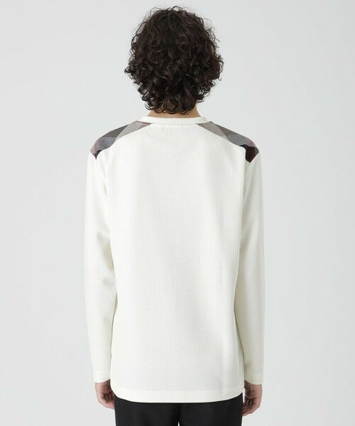 BLUE LABEL / BLACK LABEL CRESTBRIDGE / ブルーレーベル / ブラックレーベル・クレストブリッジ  カットソー | ショルダーチェックニットソー | 詳細3