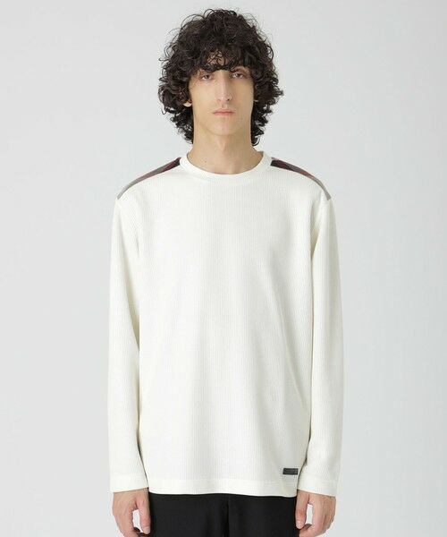 新品未使用タグ付クレストブリッジブラックレーベルクルーネックニットLサイズ WEB・一部店舗限定】クレストブリッジチェックタートルネック