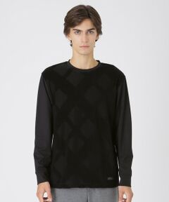 BLUE LABEL / BLACK LABEL CRESTBRIDGE / ブルーレーベル / ブラックレーベル・クレストブリッジ  カットソー | パイルジャカードシャドーチェックカットソー