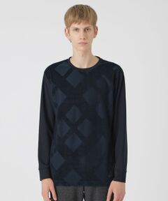 BLUE LABEL / BLACK LABEL CRESTBRIDGE / ブルーレーベル / ブラックレーベル・クレストブリッジ  カットソー | パイルジャカードシャドーチェックカットソー