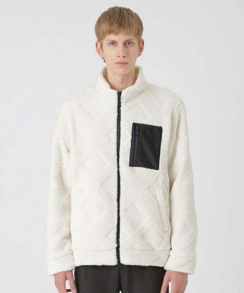 BLUE LABEL / BLACK LABEL CRESTBRIDGE / ブルーレーベル / ブラックレーベル・クレストブリッジ  カットソー | 【BLACK lab.】シャドーチェックボアブルゾン | 詳細2